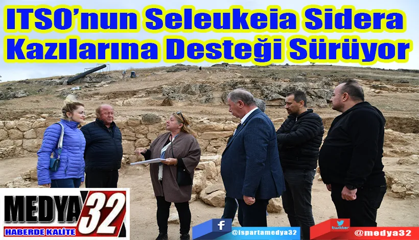  ITSO’nun Seleukeia Sidera Kazılarına;  Desteği Sürüyor 