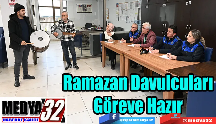 Ramazan Davulcuları Göreve Hazır 