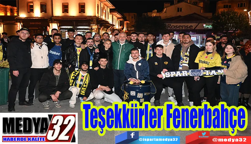 Teşekkürler Fenerbahçe 