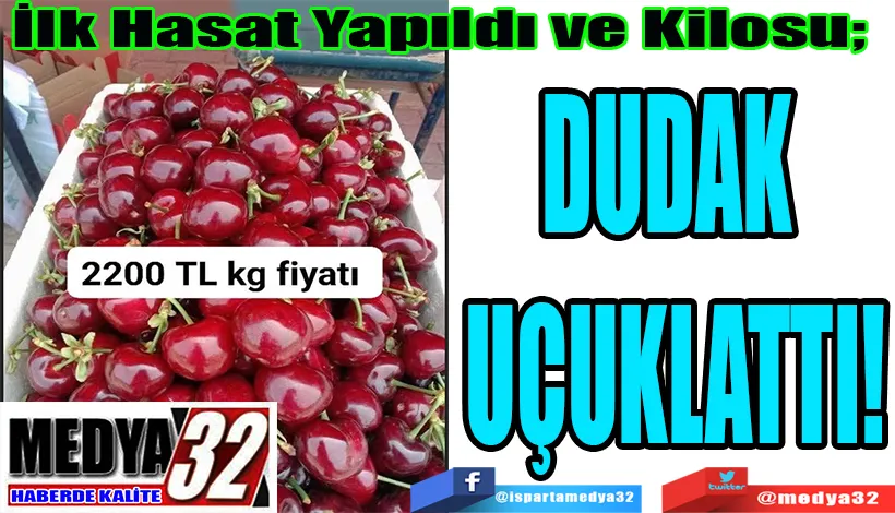 İlk Hasat Yapıldı ve Kilosu;  DUDAK UÇUKLATTI!