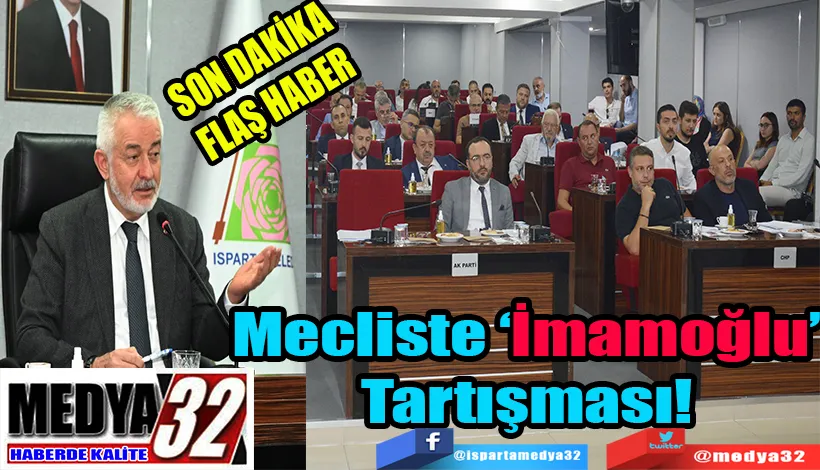 SON DAKİKA FLAŞ HABER  Mecliste ‘İmamoğlu’ Tartışması! 