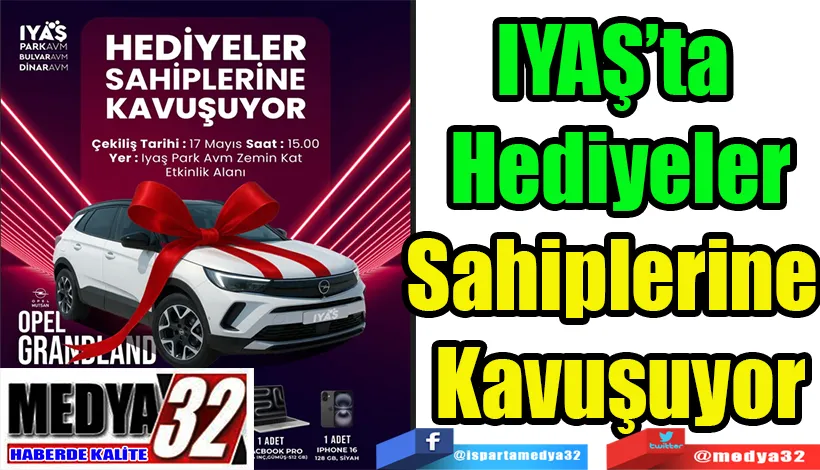 IYAŞ’ta Hediyeler Sahiplerine Kavuşuyor
