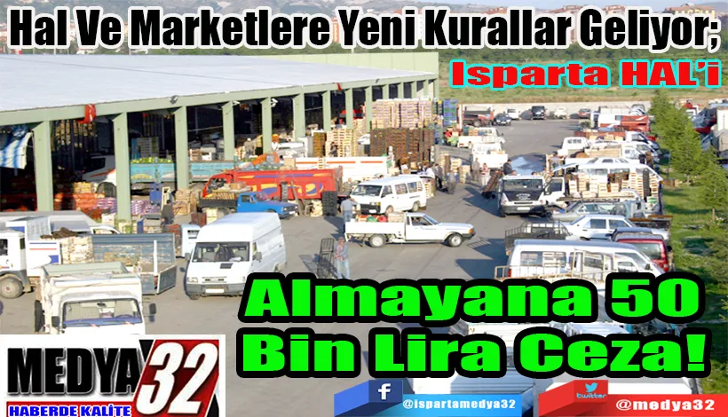  Hal Ve Marketlere Yeni Kurallar Geliyor;  Almayana 50  Bin Lira Ceza! 