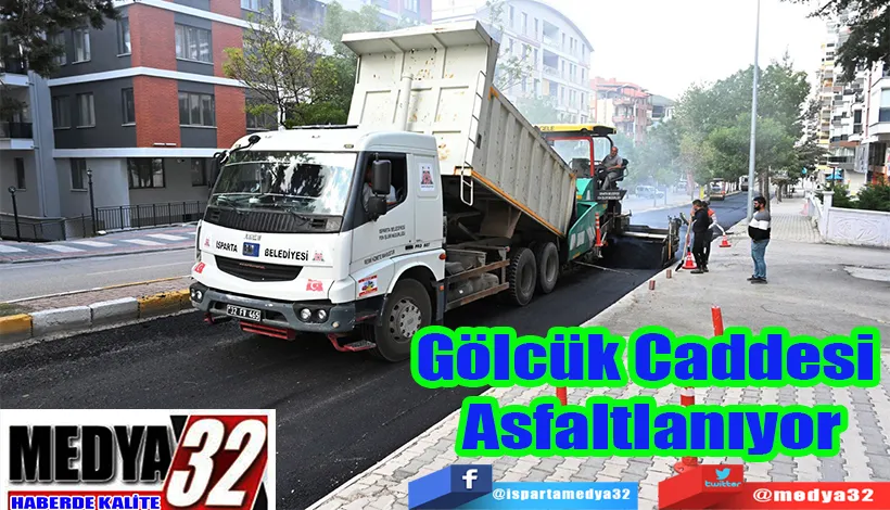 Gölcük Caddesi Asfaltlanıyor