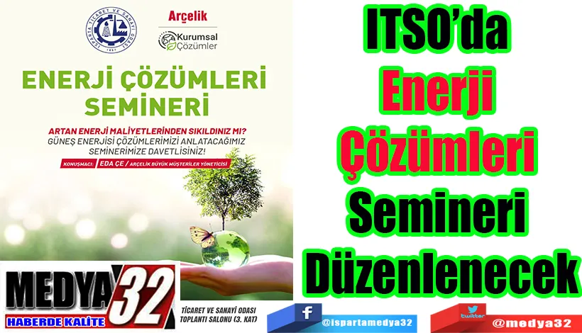 ITSO’da Enerji Çözümleri  Semineri Düzenlenecek