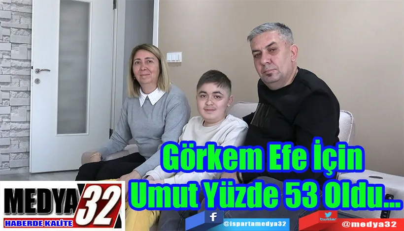 Görkem Efe İçin  Umut Yüzde 53 Oldu… 