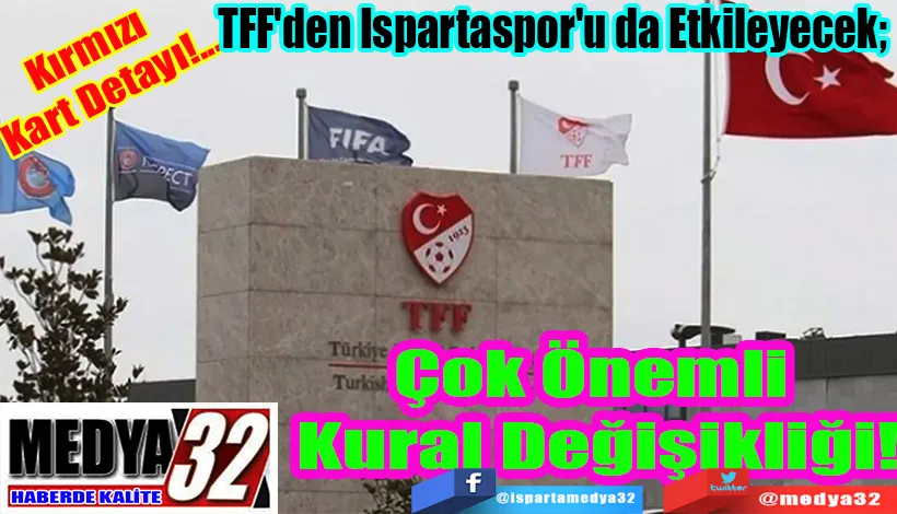 Kırmızı Kart  Detayı!... TFF