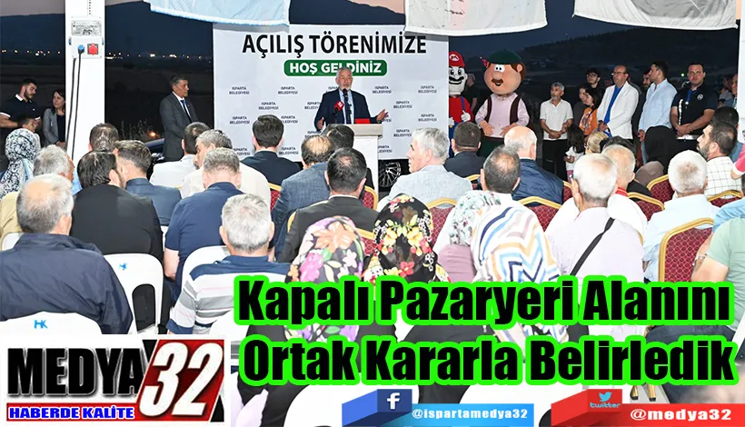 Akkent Mahallesi De Kapalı Pazaryeriyle Buluşturuldu;  Kapalı Pazaryeri Alanını  Ortak Kararla Belirledik 