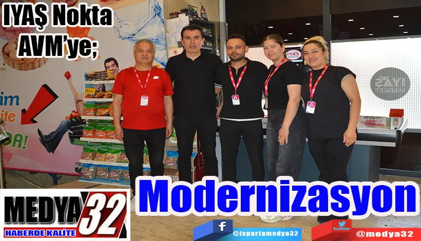 IYAŞ Nokta AVM’ye;  Modernizasyon