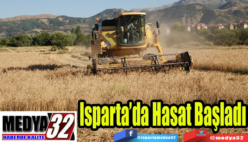 Isparta’da Hasat Başladı