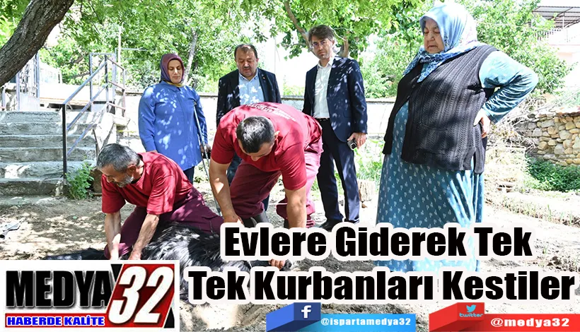 Evlere Giderek Tek  Tek Kurbanları Kestiler 