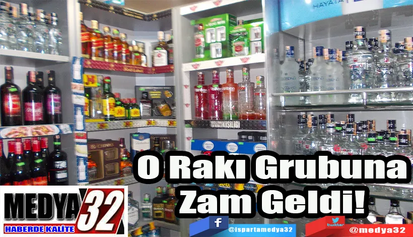 O Rakı Grubuna Zam Geldi! 