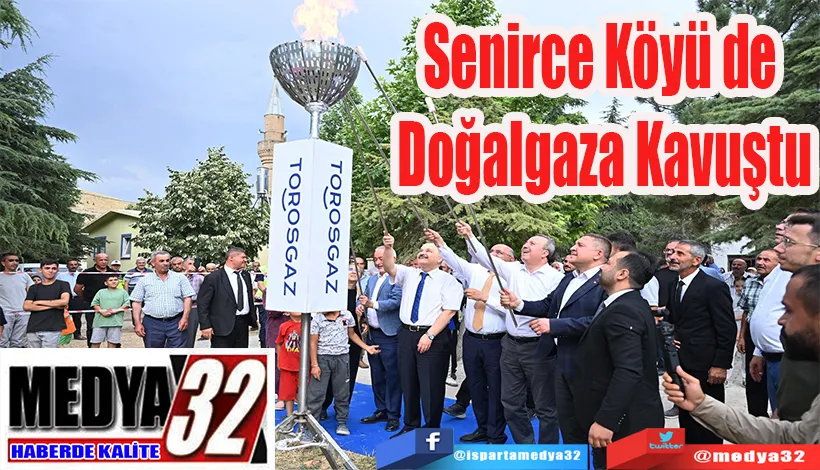 Senirce Köyü de  Doğalgaza Kavuştu 