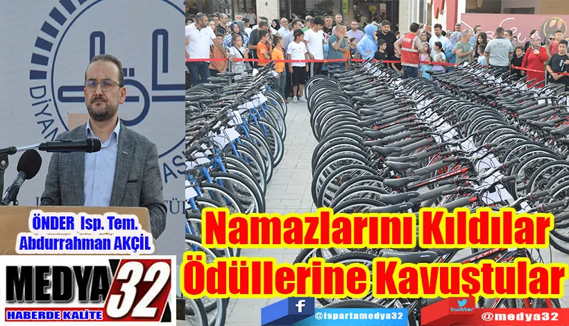 Namazlarını Kıldılar Ödüllerine Kavuştular 