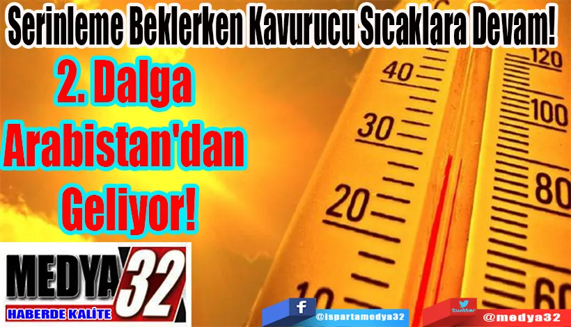 Serinleme Beklerken Kavurucu Sıcaklara Devam!  2. Dalga Arabistan