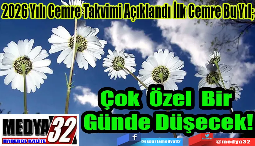 2026 Yılı Cemre Takvimi Açıklandı İlk Cemre Bu Yıl; Çok Özel Bir  Günde Düşecek!