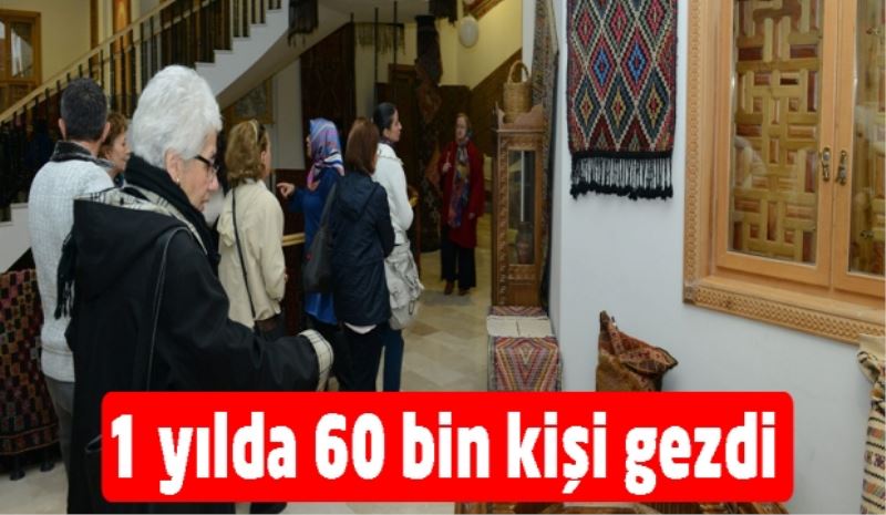 1 yılda 60 bin kişi gezdi