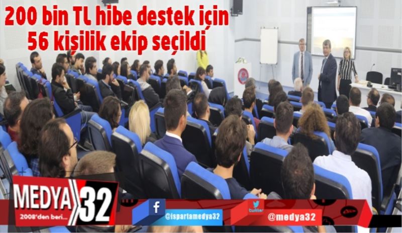 200 bin TL hibe destek için 56 kişilik ekip seçildi
