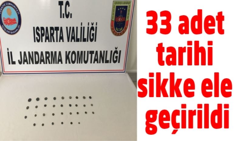 33 adet Roma dönemine ait tarihi sikke ele geçirildi