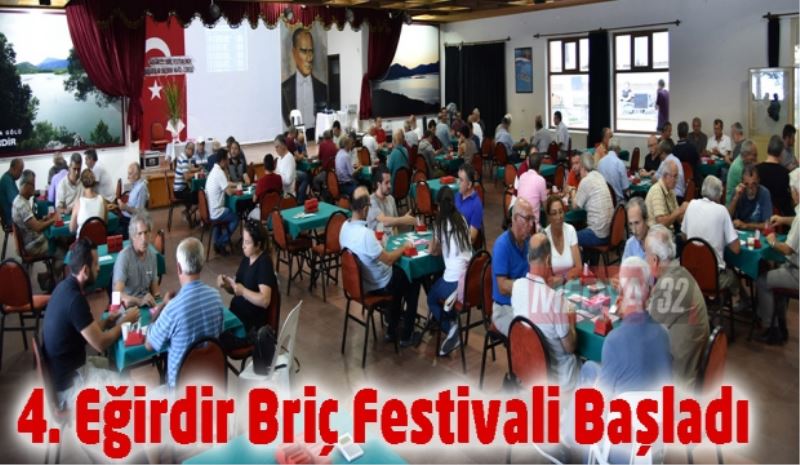 4. Eğirdir Briç Festivali Başladı