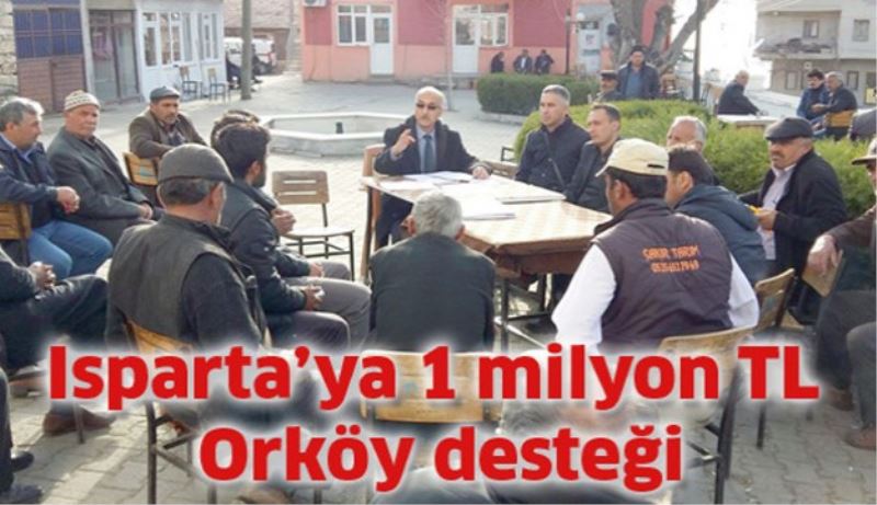 55 köylüye 1 milyon TL Orköy desteği