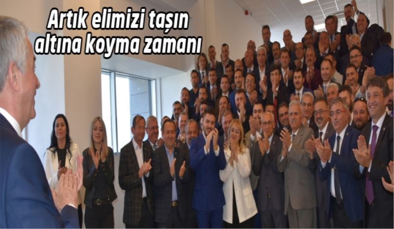  Artık elimizi taşın altına koyma zamanı