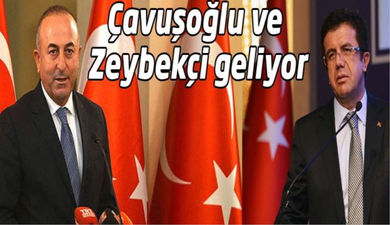 Bakanlar Çavuşoğlu ve Zeybekçi geliyor