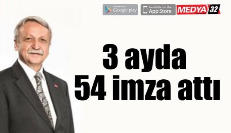 Bakır, 54 imza attı 