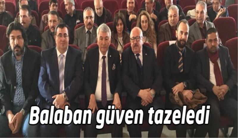 Balaban güven tazeledi