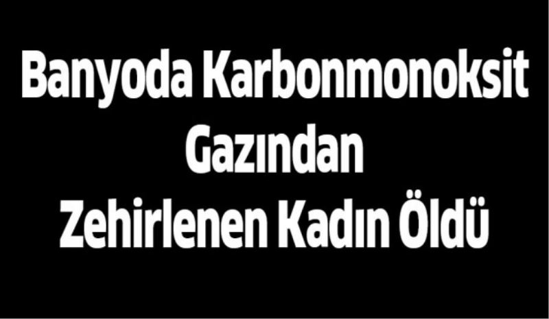 Banyoda Karbonmonoksit Gazından Zehirlenen Kadın Öldü
