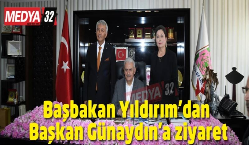 Başbakan Yıldırım Başkan Günaydın