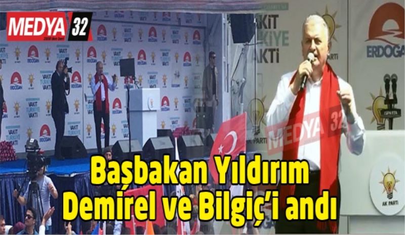 Başbakan Yıldırım, Demirel ve Bilgiç