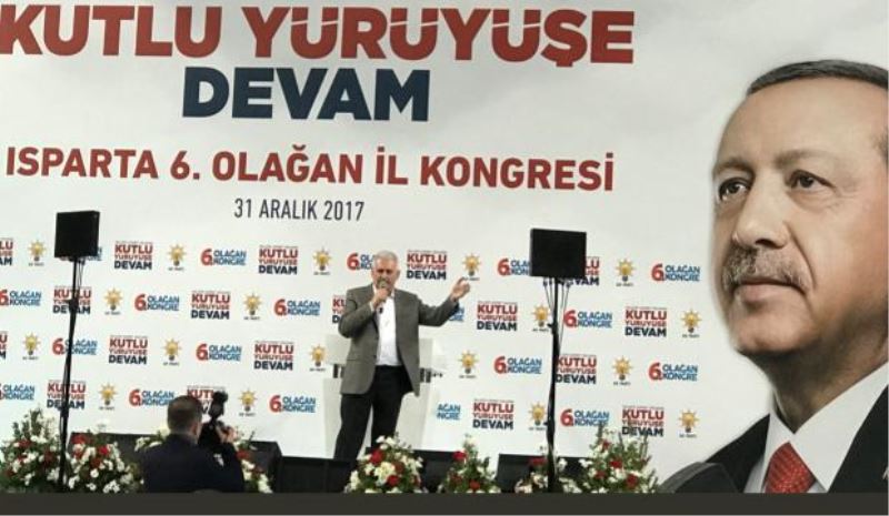 Başbakan Yıldırım Isparta’da konuşuyor