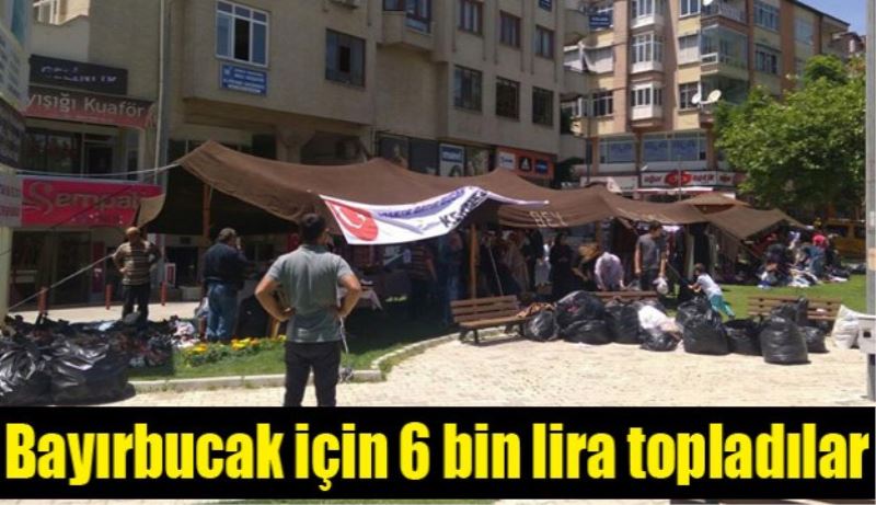 Bayırbucak için 6 bin lira toplandı 