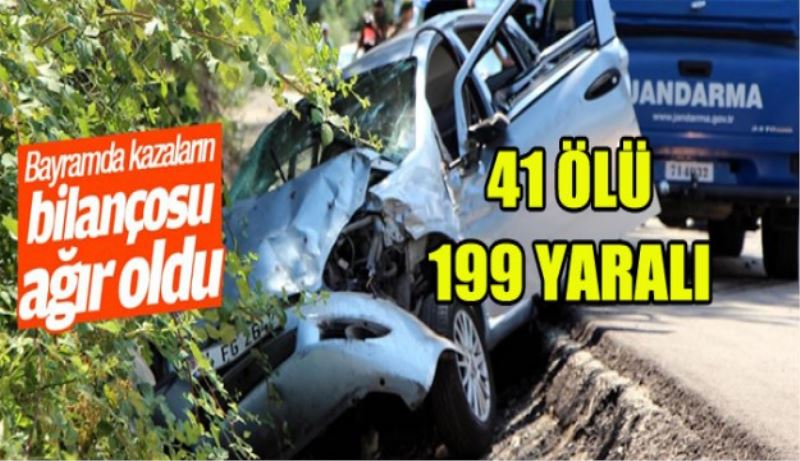 Bayram tatilinin bilançosu ağır oldu