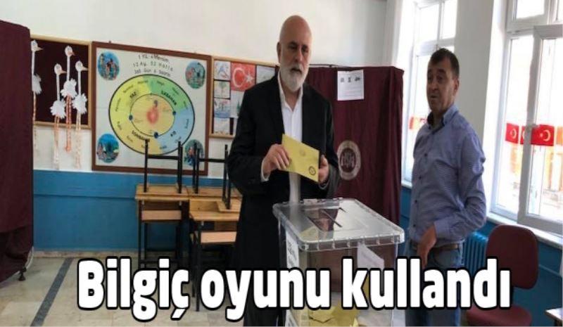 Bilgiç oyunu kullandı