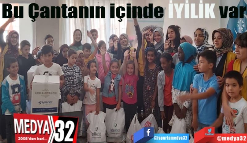 Bu Çantanın içinde İYİLİK var