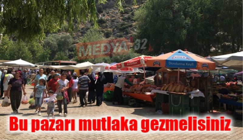 Bu pazarı mutlaka gezmelisiniz