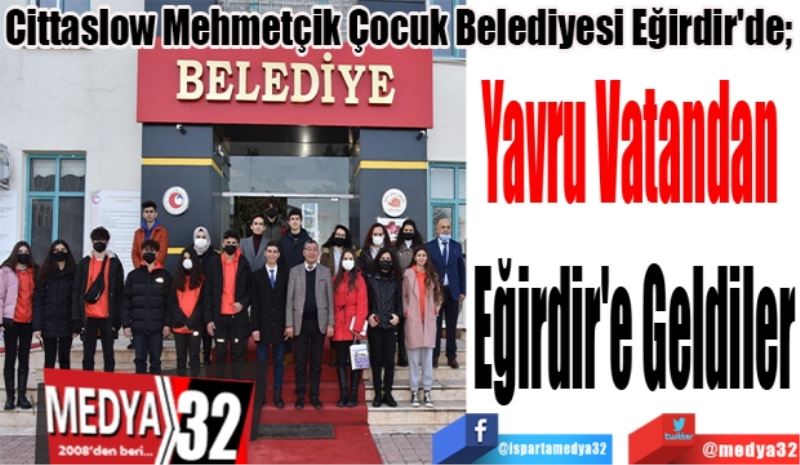 Cittaslow Mehmetçik Çocuk Belediyesi Eğirdir