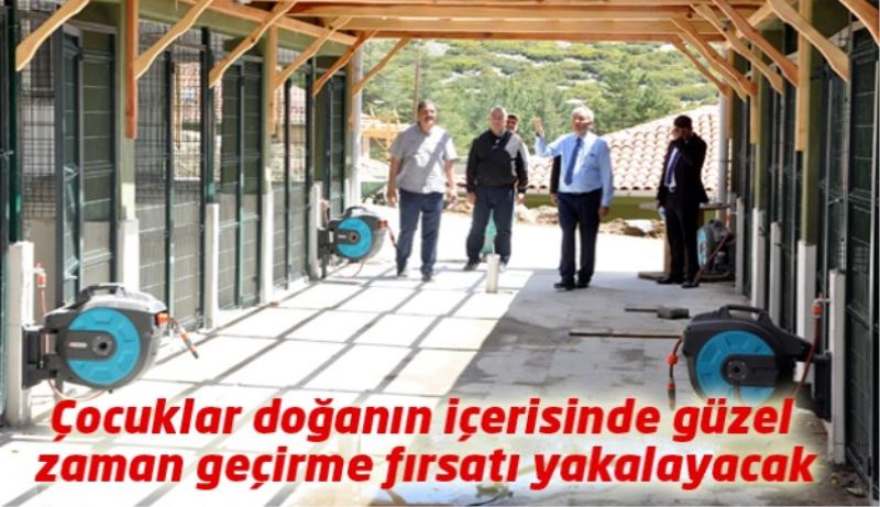 Çocuklar doğanın içerisinde güzel zaman geçirme fırsatı yakalayacak