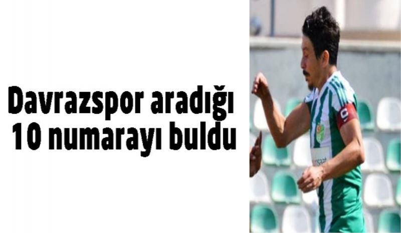 Davrazspor aradığı 10 numarayı buldu