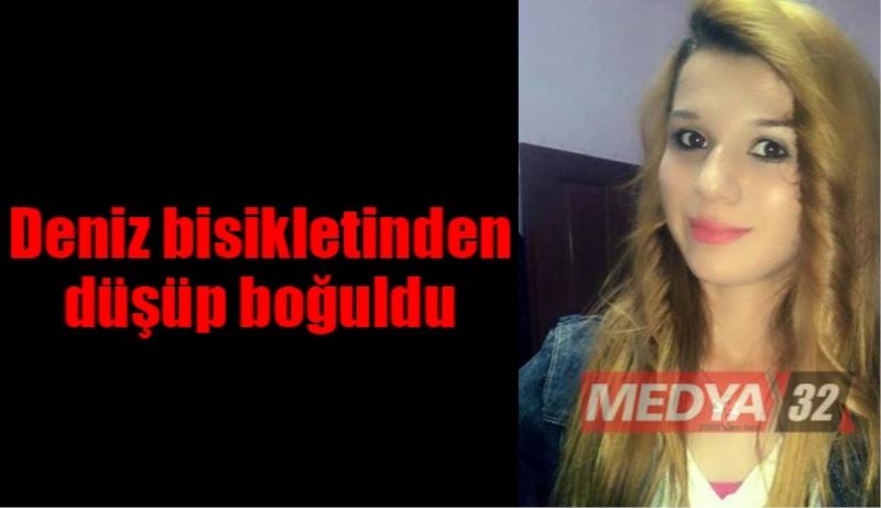 Deniz bisikletinden düşüp boğuldu