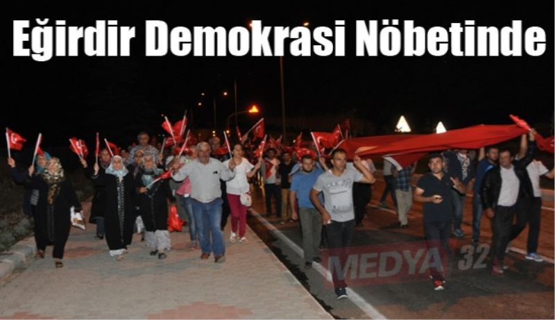 Eğirdir Demokrasi Nöbetinde 