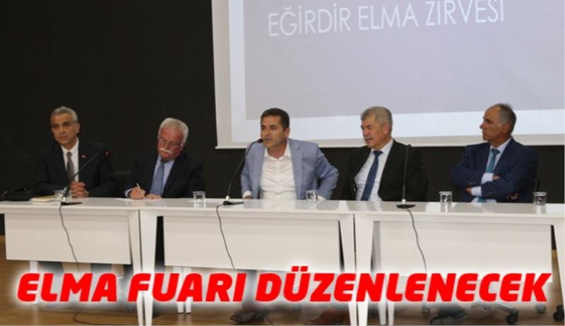 Elma için tanıtım atağı/Elma Fuarı düzenlenecek