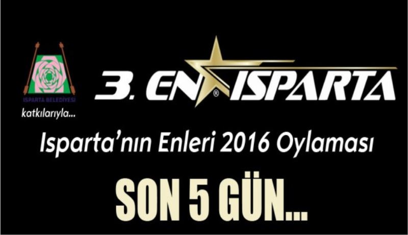 En Isparta oylamasında son 5 gün