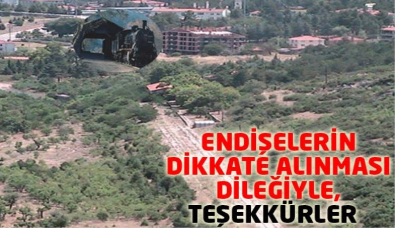 ENDİŞELERİN DİKKATE ALINMASI DİLEĞİYLE,TEŞEKKÜRLER  