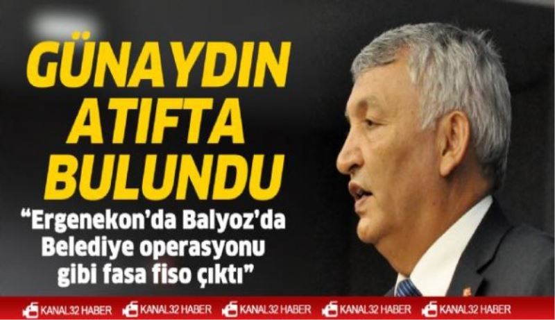 Ergenekon ve Balyoz da Belediye operasyonu gibi fasa fiso çıktı