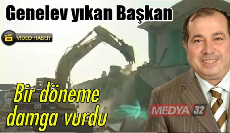 Genelev yıkan Başkan