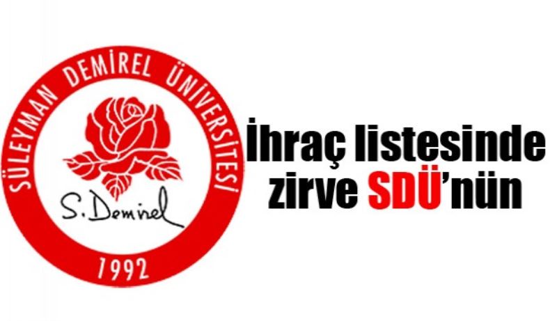 İhraç listesinde zirve SDÜ