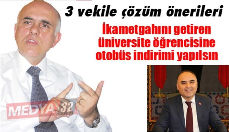 İkametgahını getiren üniversite öğrencisine otobüs indirimi yapılsın